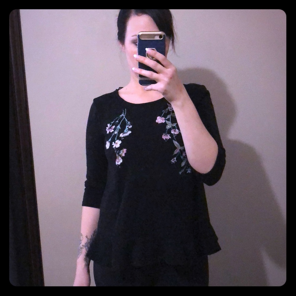 Lauren Conrad Peplum Shirt